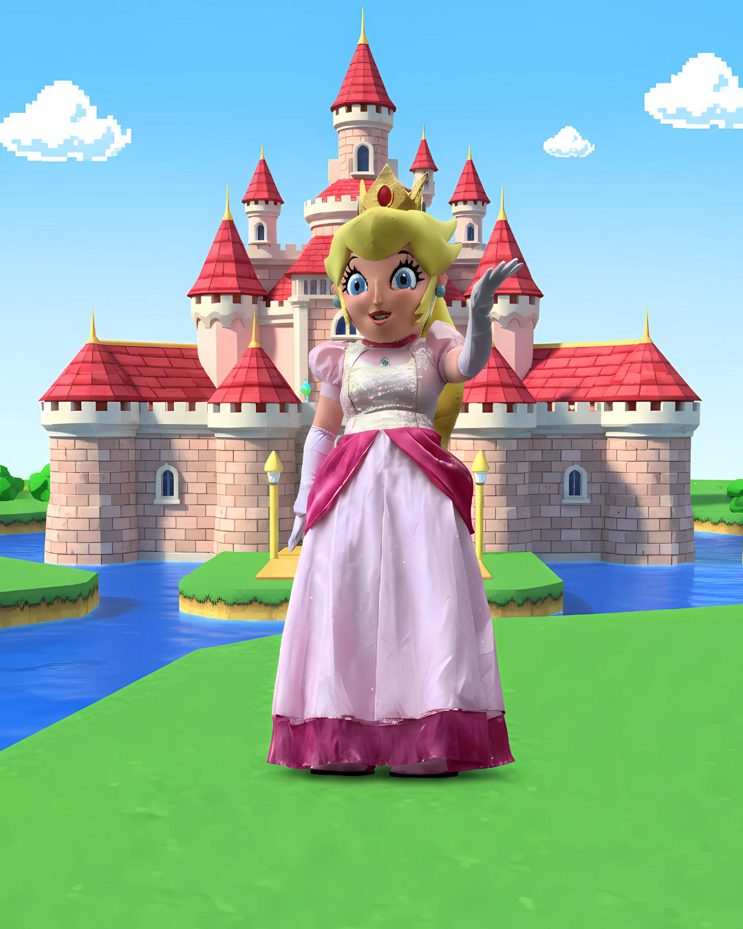 Princess Peach Performance for Kids' Parties & Events | Imagine Occasions